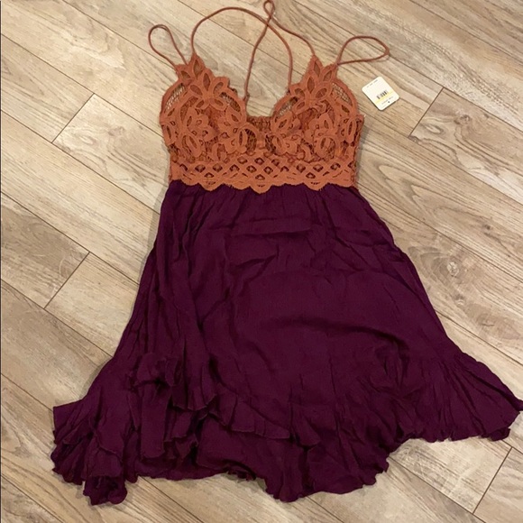 Free People Dresses & Skirts - Free People Adella Dress - Copper Combo